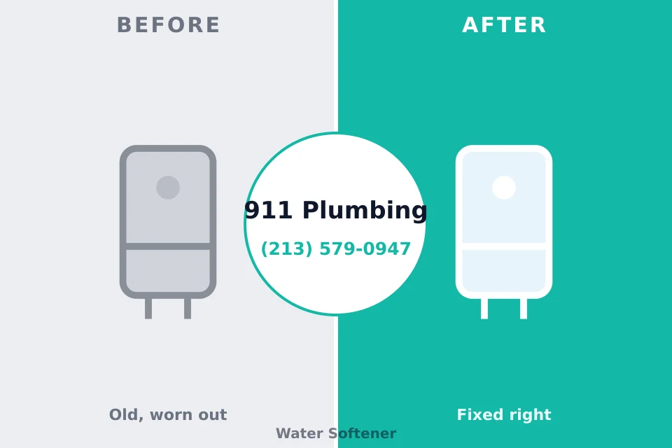 Before and after: plumbing company Richboro, PA